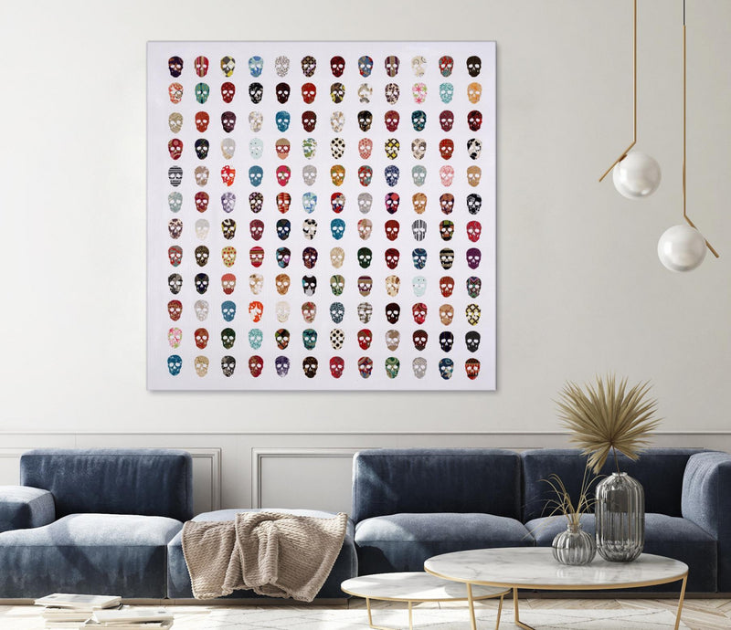 Œuvre d’art murale Giant Art « Gorgeous Crowd » 54 x 54