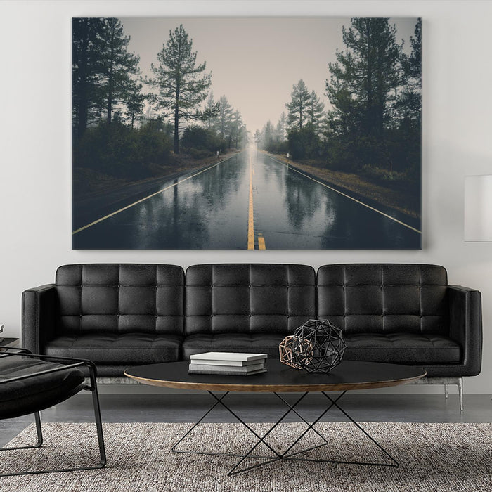 Œuvre d’art murale Giant Art « Rainy Day » 72 x 48