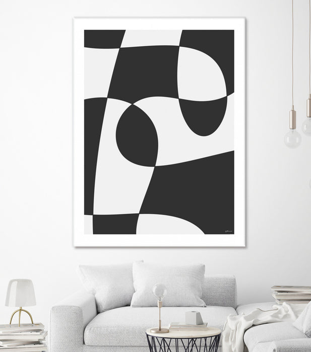 Œuvre d’art murale Giant Art « Forms Of Art Iv » 72 x 54
