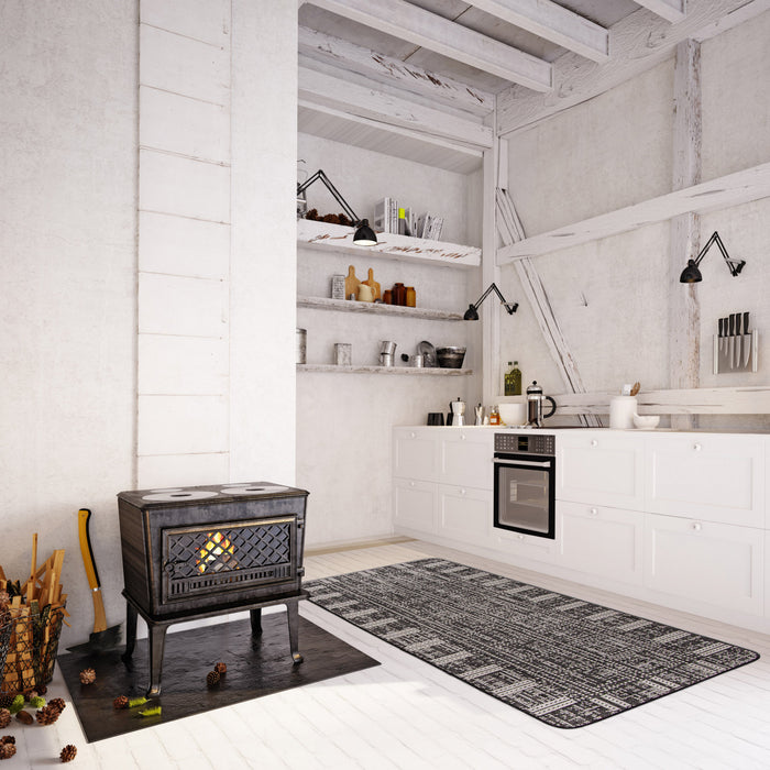 Carpette Joni noire - 2 pi 2 po x 3 pi 11 po