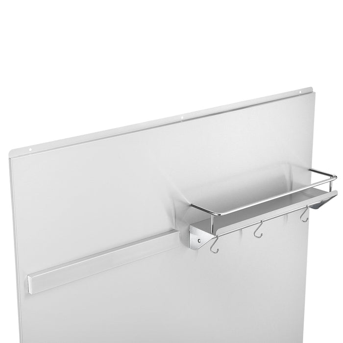 Dosseret Ancona de 36 po en acier inoxydable - PBS-1246