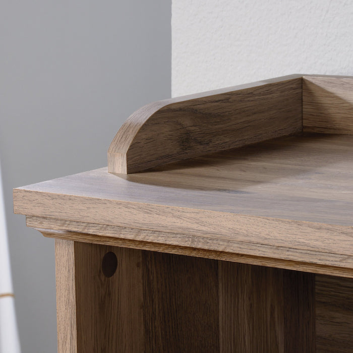 Bibliothèque Barrister Lane de 53,15 po avec compartiments ouverts - chêne salé