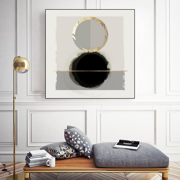 Œuvre d'art murale sur toile encadrée noire « Dream Life Inspired I » 20 x 20