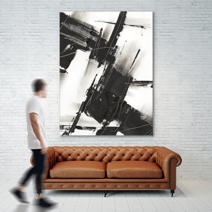 Œuvre d’art murale Giant Art « Diagonal Matrix I » 72 x 54