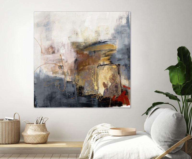 Œuvre d’art murale Giant Art « Hands To Heart Ii » 54 x 54