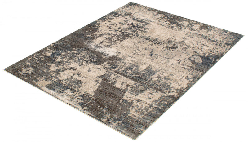 Carpette Octavian Abstract ivoire - 6 pi 7 pox 9 pi 6 po