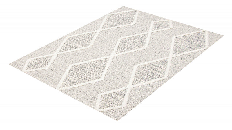 Carpette Ebba grise - 6 pi 7 po x 9 pi 6 po