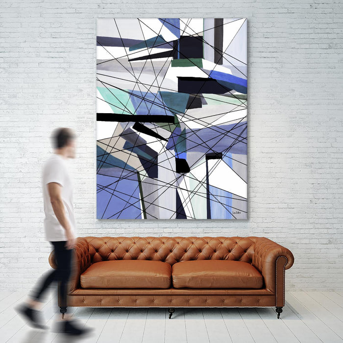Œuvre d’art murale Giant Art « Shipandsails » 72 x 54