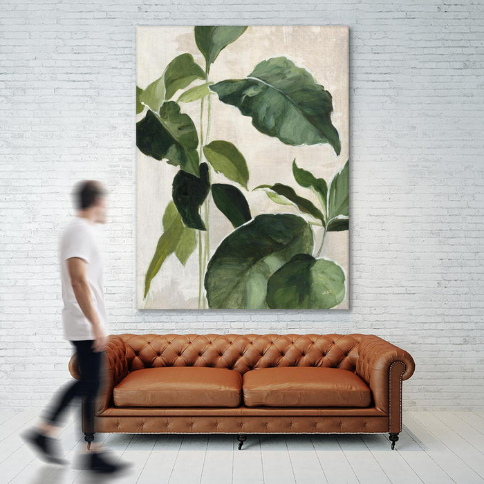 Œuvre d’art murale Giant Art « Tropical Study Ii » 72 x 54