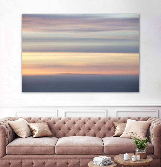 Œuvre d’art murale Giant Art « Ocean Kisses Sky » 72 x 48