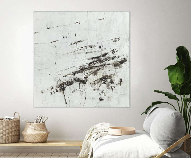 Œuvre d’art murale Giant Art « Jet Set » 72 x 72