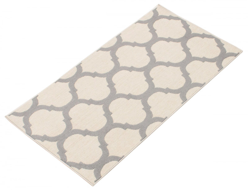 Carpette Sophie gris clair - 2 pi 8 po x 4 pi 11 po