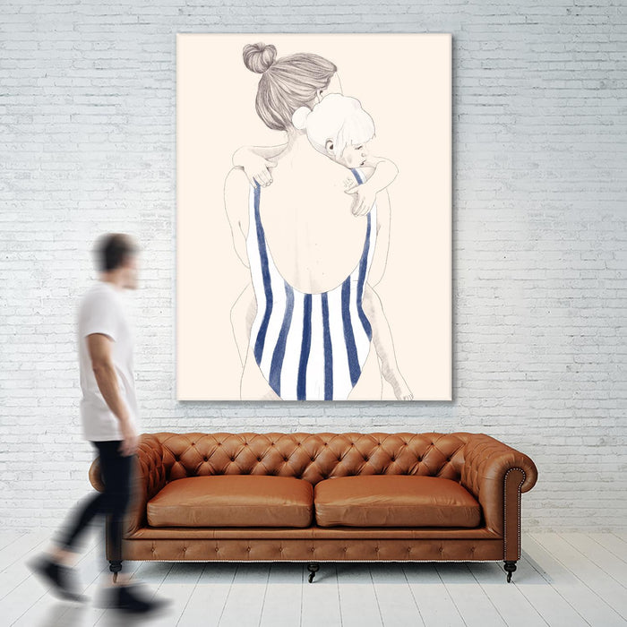 Œuvre d’art murale Giant Art « Daughter » 72 x 54