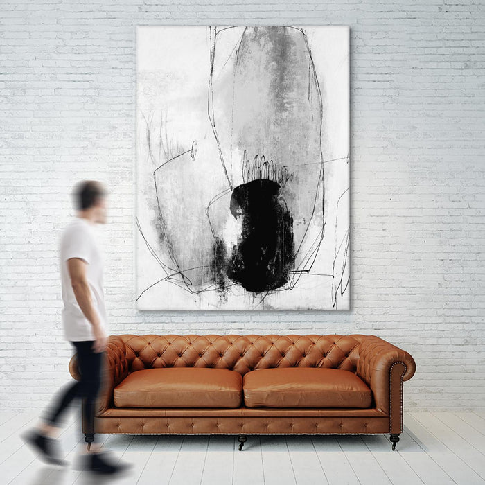 Œuvre d’art murale Giant Art « Looking Lens I » 72 x 54