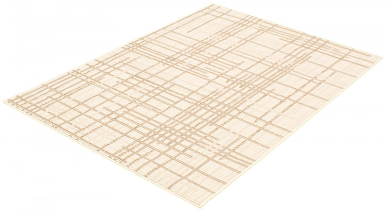 Carpette Sadie Burburry champagne taupe - 5 pi 3 pox 7 pi 7 po
