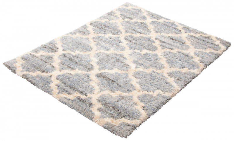  Carpette Dimity grisebleu clair - 5 pi 3 po x 7 pi 3 po