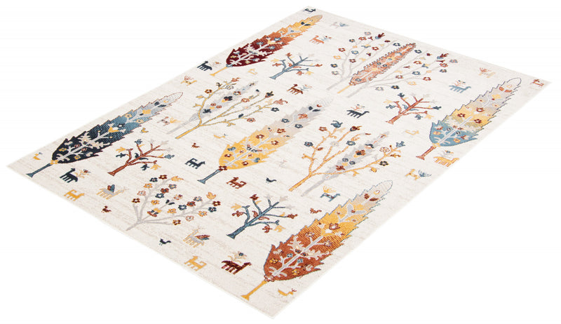 Carpette Pine ivoire lavable à la machine - 8 pi 0 po x 10 pi 0 po