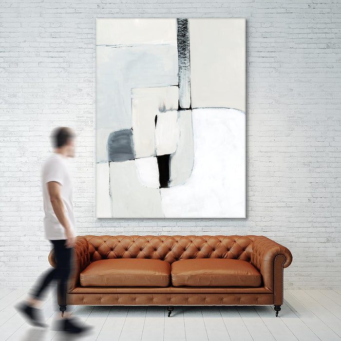 Œuvre d’art murale Giant Art « Soft Spoken I » 72 x 54