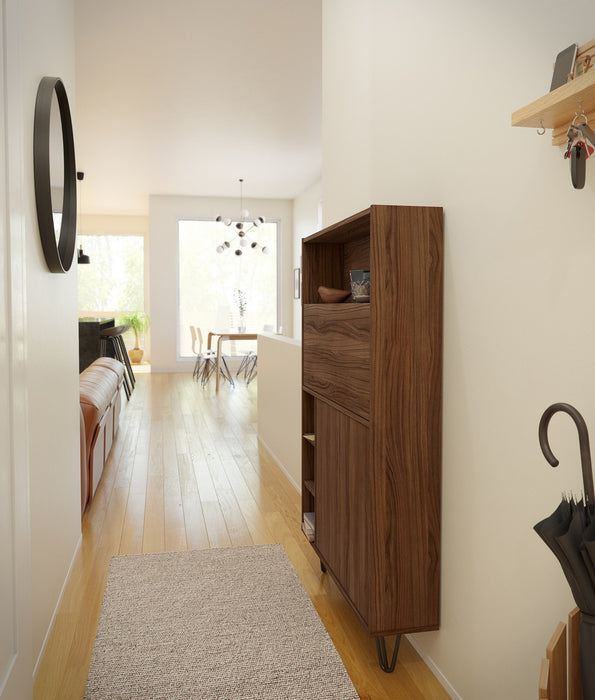 Bureau secrétaire Nordika - noyer