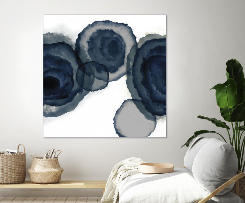 Œuvre d’art murale Giant Art « Blotted Ink Ii » 54 x 54