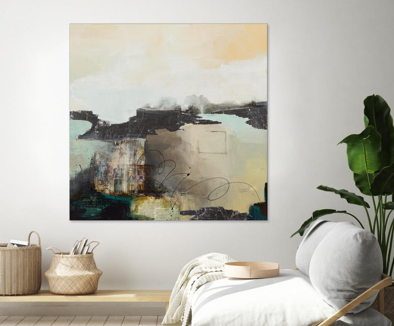 Œuvre d’art murale Giant Art « Around The Corner » 54 x 54