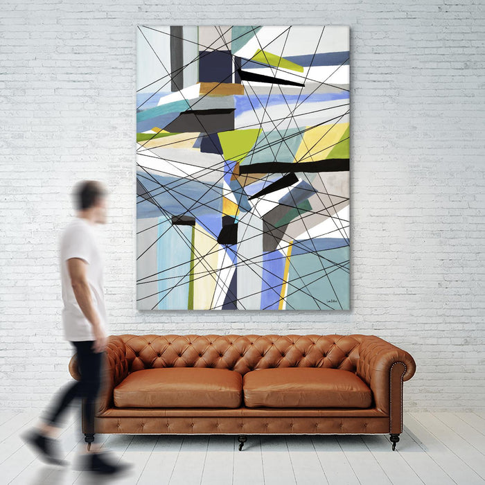 Œuvre d’art murale Giant Art « Sidewalkcafe » 72 x 54