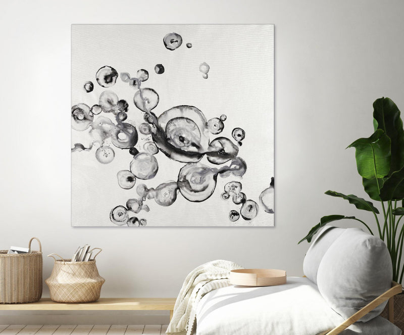 Œuvre d’art murale Giant Art « Transparent Onyx » 72 x 72