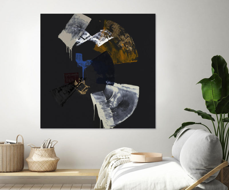 Œuvre d’art murale Giant Art « Luxurious Candor » 72 x 72