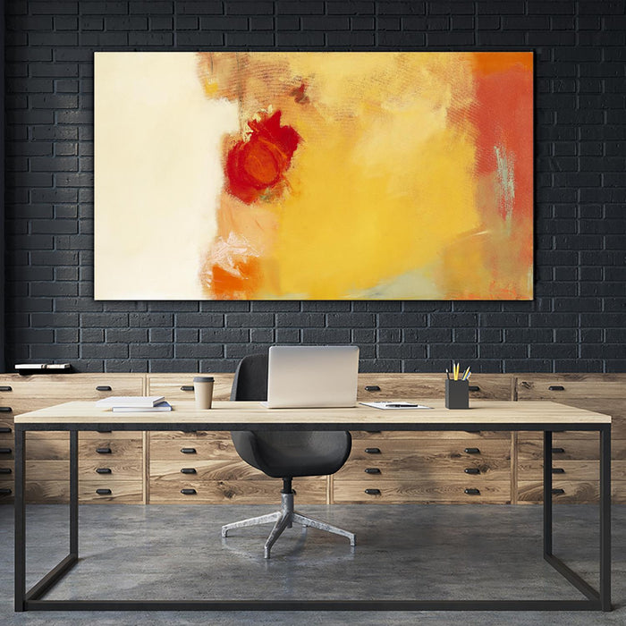 Œuvre d’art murale Giant Art « Red Note » 84 x 48