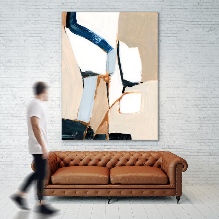Œuvre d’art murale Giant Art « Diagramme I » 72 x 54