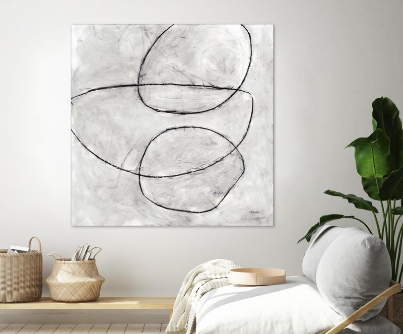Œuvre d’art murale Giant Art « Balance Perspective » 54 x 54