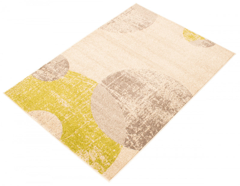 Carpette Ellegance ivoirevert 3 pi 11 po x 5 pi 7 po