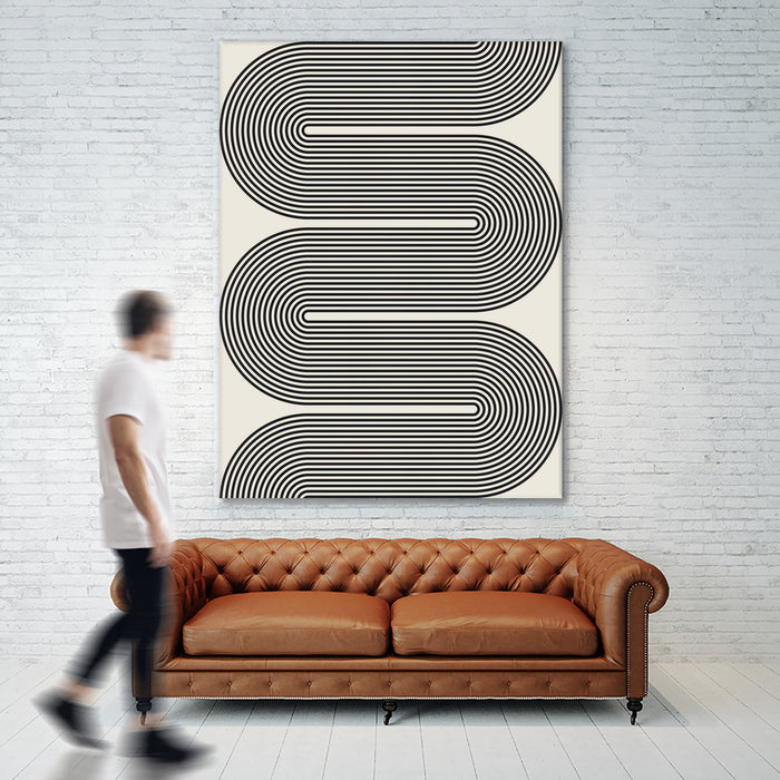 Œuvre d’art murale Giant Art « Simplicity Xvi » 72 x 54