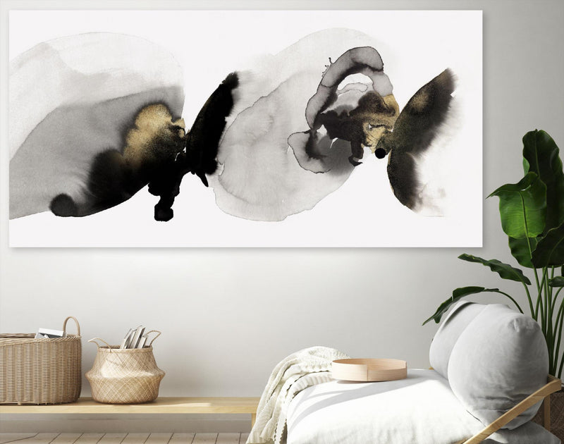 Œuvre d’art murale Giant Art « Flowing Rythm I » 72 x 36