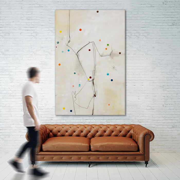 Œuvre d’art murale Giant Art « Pick And Choose » 84 x 54