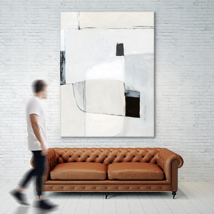 Œuvre d’art murale Giant Art « Soft Spoken Ii » 72 x 54