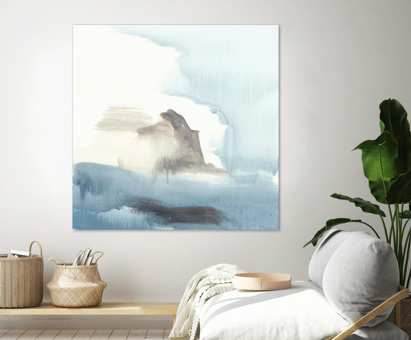 Œuvre d’art murale Giant Art « Seaview 3 » 54 x 54