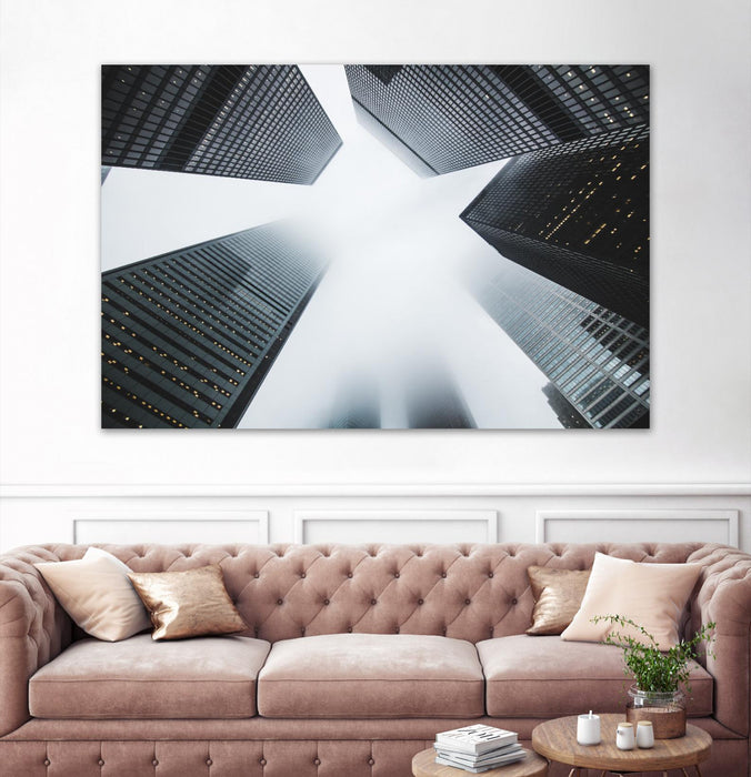 Œuvre d’art murale Giant Art « Skyline » 72 x 48