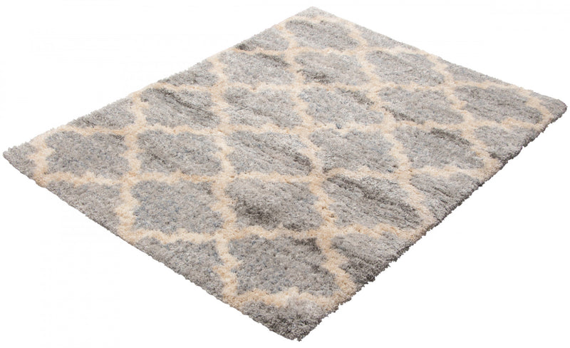  Carpette Dimity grise - 6 pi 7 po x 9 pi 6 po