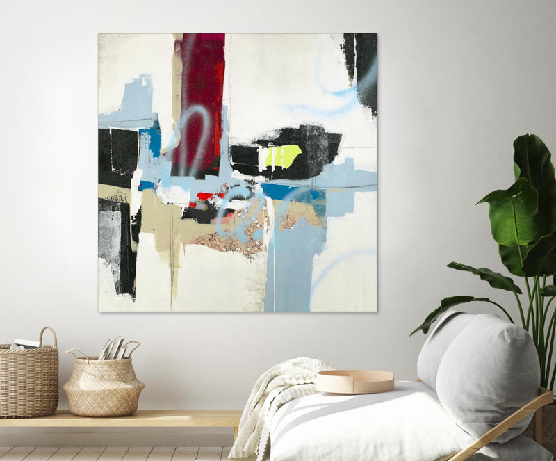 Œuvre d’art murale Giant Art « To Tell The Truth I » 54 x 54