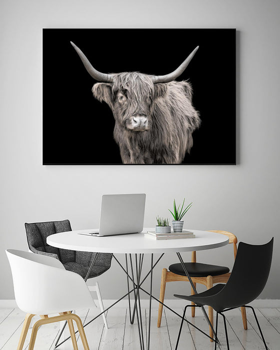 Œuvre d’art murale sur toile encadrée noire « A New Kid In Town » 36 x 24