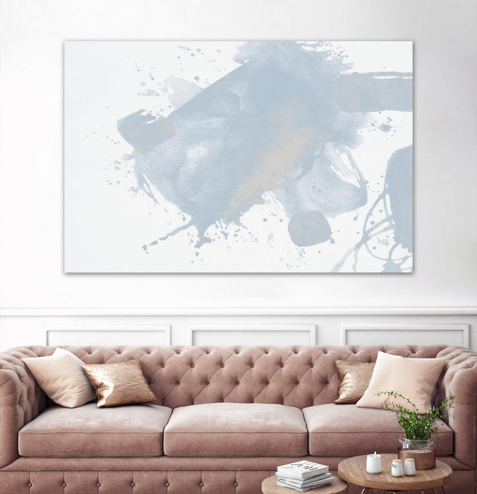 Œuvre d’art murale Giant Art « Baby Doll Blues V » 84 x 54