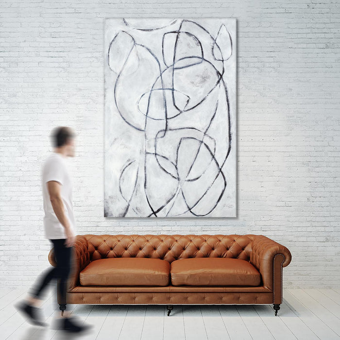 Œuvre d’art murale Giant Art « Suspended Time » 84 x 54