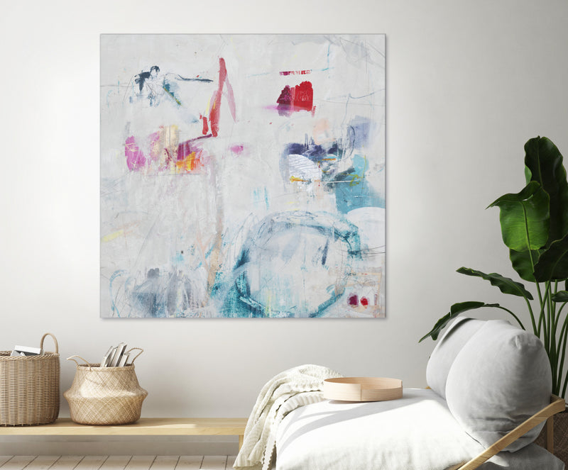 Œuvre d’art murale Giant Art « Lullaby Wishes » 54 x 54
