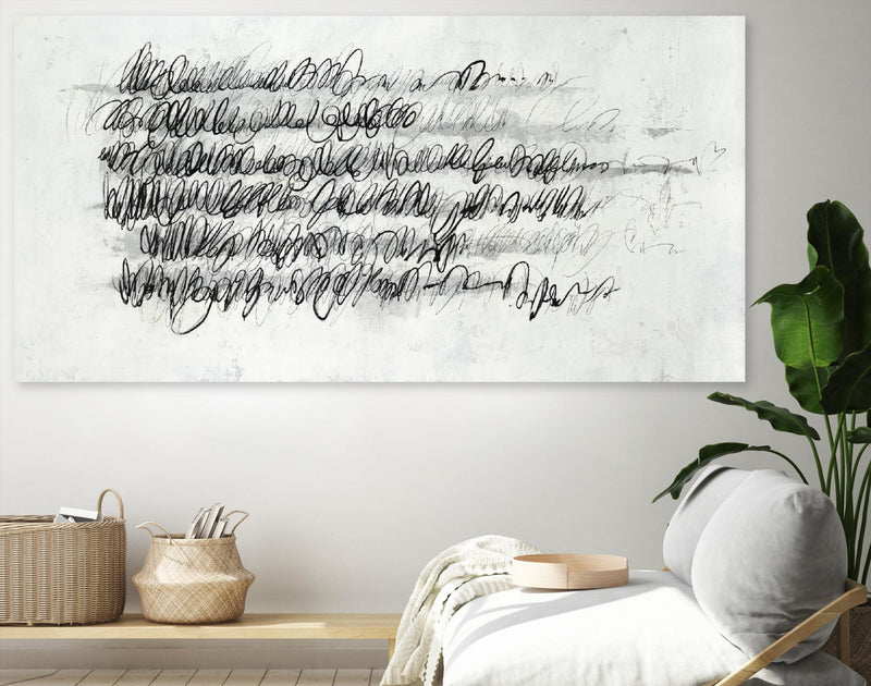 Œuvre d’art murale Giant Art « Artist Decleration » 72 x 36