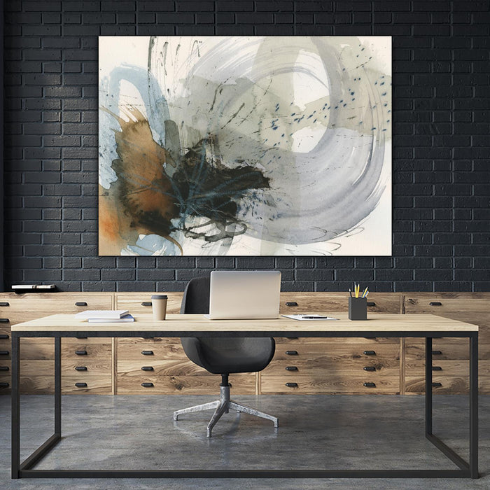 Œuvre d’art murale Giant Art « Orbital Burst Ii » 72 x 54