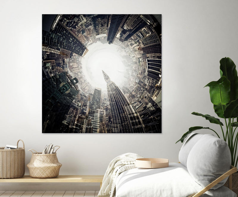 Œuvre d’art murale Giant Art « City Center Ii » 54 x 54
