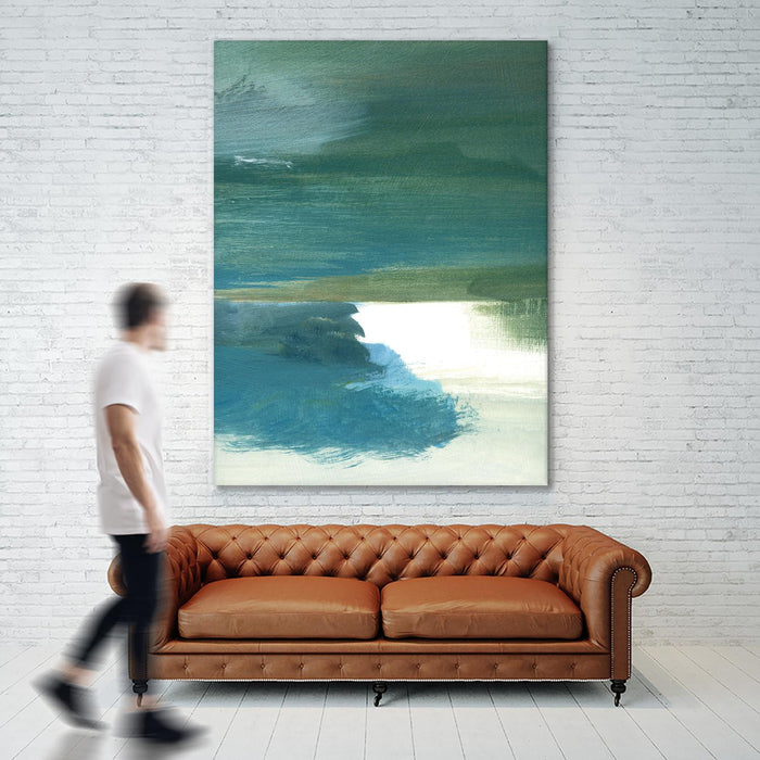 Œuvre d’art murale Giant Art « Coastal Seascapes C » 72 x 54