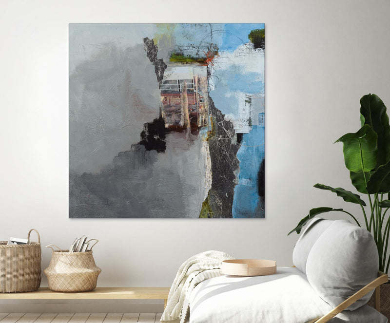Œuvre d’art murale Giant Art « Living On The Edge » 54 x 54