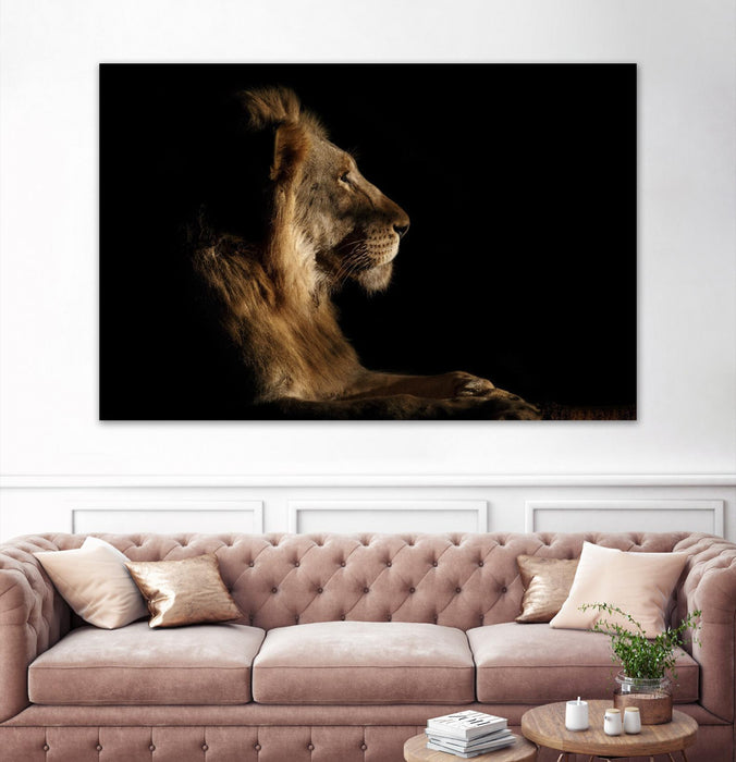 Œuvre d’art murale Giant Art « Royal Meeting In The Night » 72 x 48